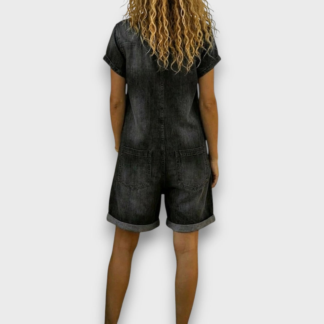 Tess - Cotton Short Overalls