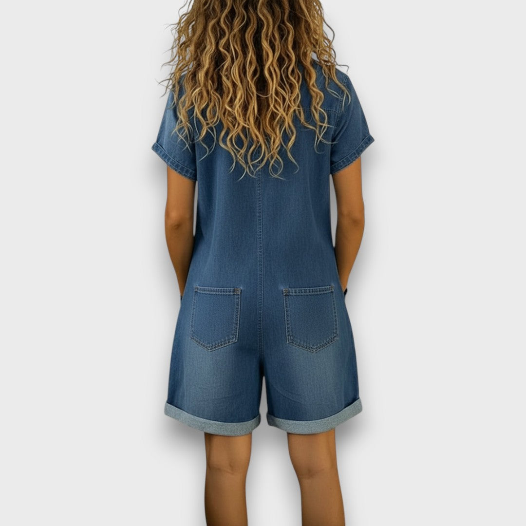 Tess - Cotton Short Overalls