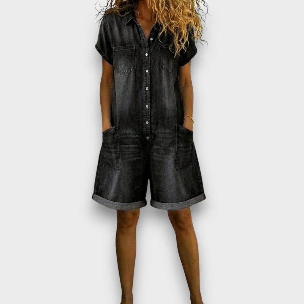 Tess - Cotton Short Overalls