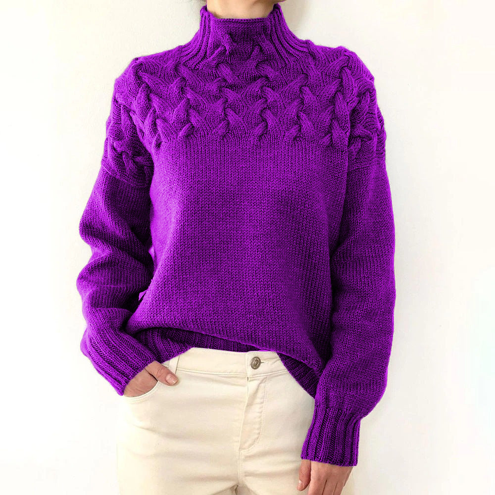 Nina - Warm Knitted Turtleneck