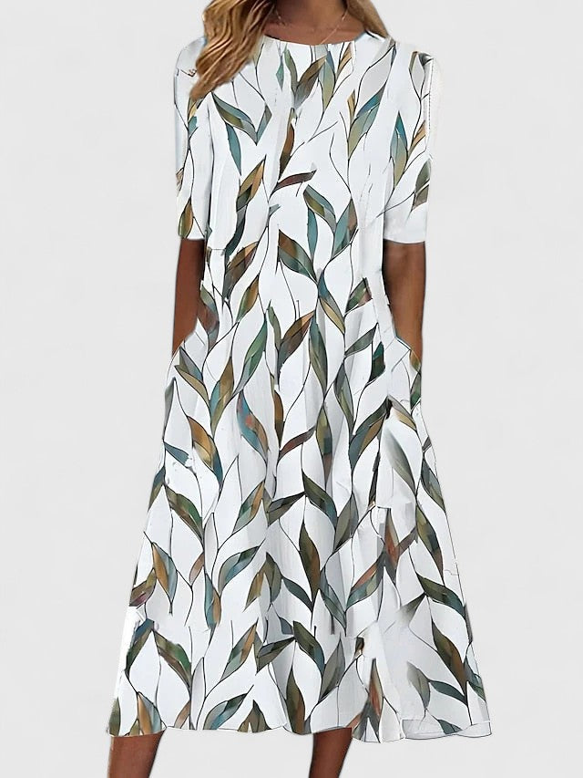 Evelyn - Elegant Midi Dress