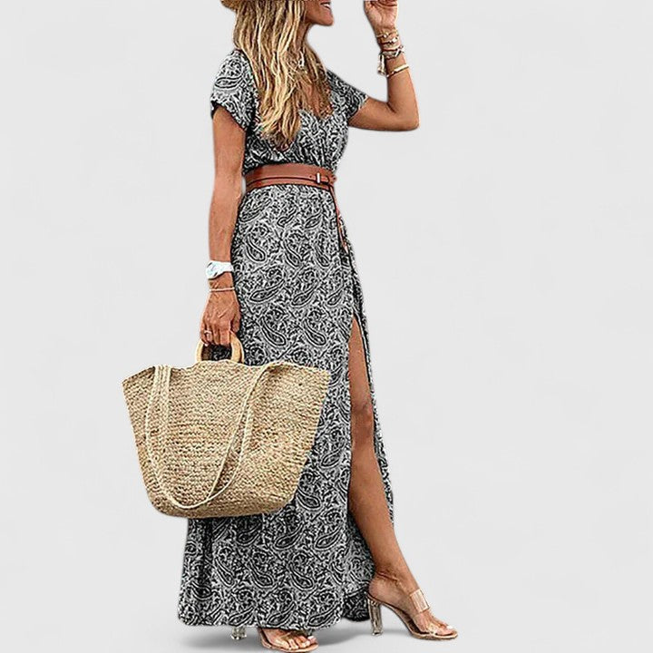 Caroline Elegant Boho Maxi Dress