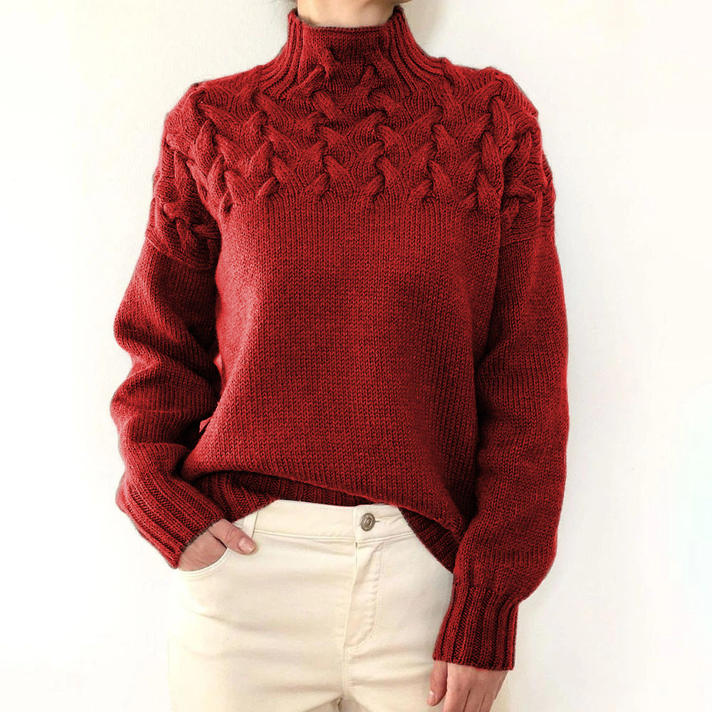 Nina - Warm Knitted Turtleneck