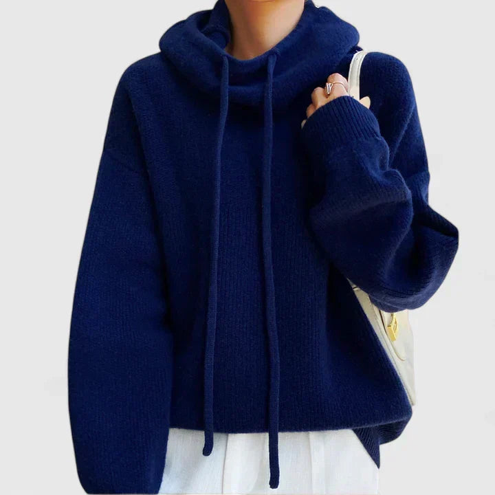 Jeanne - Comfortable Knitted Hoodie
