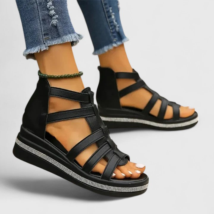 Kendall - Rhinestone Support Wedges