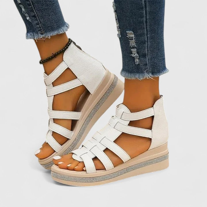 Kendall - Rhinestone Support Wedges