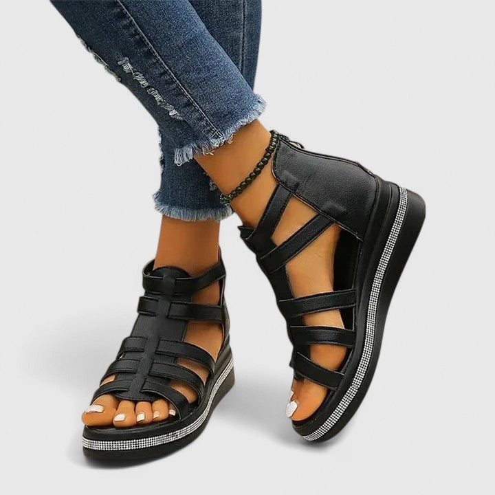 Kendall - Rhinestone Support Wedges