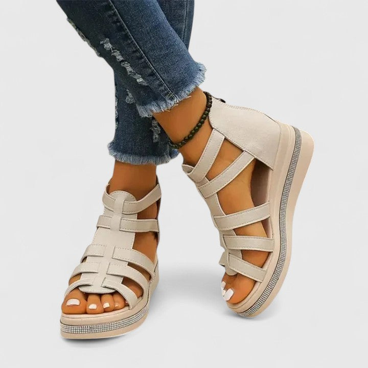 Kendall - Rhinestone Support Wedges