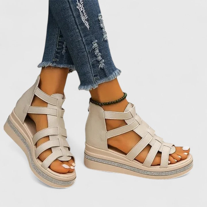 Kendall - Rhinestone Support Wedges