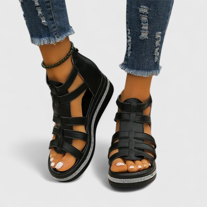 Kendall - Rhinestone Support Wedges