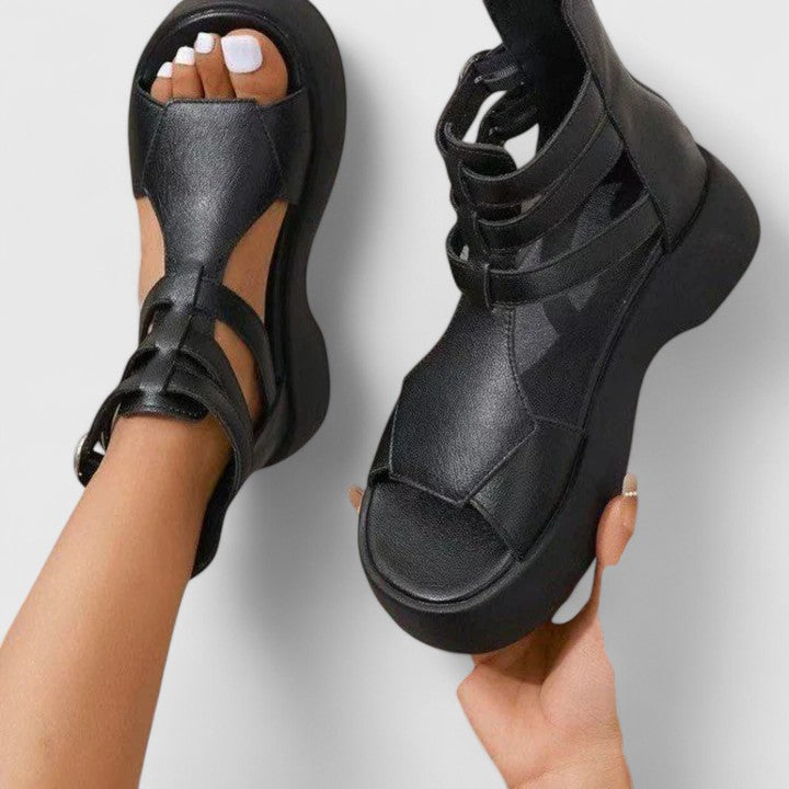 Ivana - Multi-Strap Platform Sandals