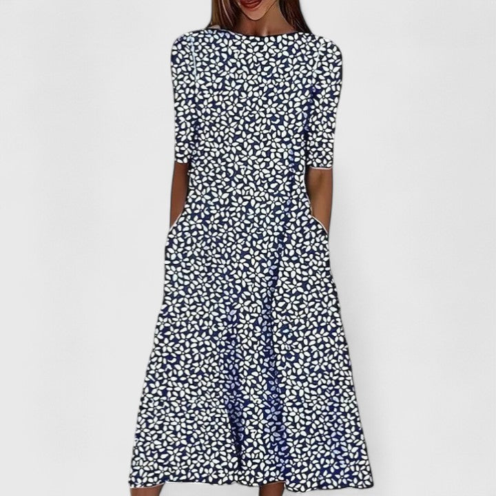 Hannah - Elegant Midi Dress